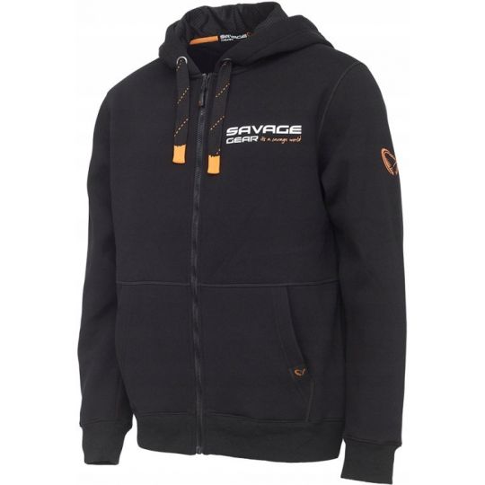 BLUZA SAVAGE GEAR URBAN ZIP HOODIE BLACK XXL ZAMEK BLUZA SAVAGE GEAR URBAN ZIP HOODIE BLACK XXL ZAMEK