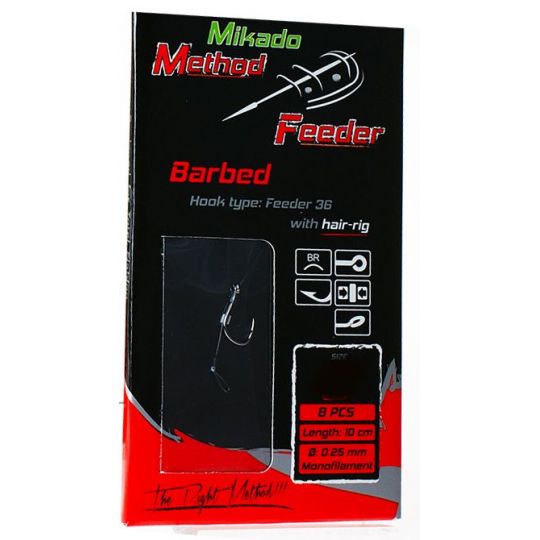 HACZYKI MIKADO METHOD FEEDER ŻYŁKA Z WŁOSEM NR.14 HACZYKI MIKADO METHOD FEEDER ŻYŁKA Z WŁOSEM NR.14