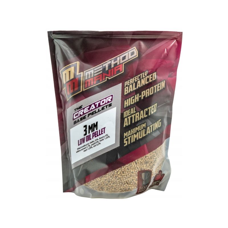 PELLET ZANĘTOWY METHOD MANIA 900g 3mm CREATOR PELLET ZANĘTOWY METHOD MANIA 900g 3mm CREATOR