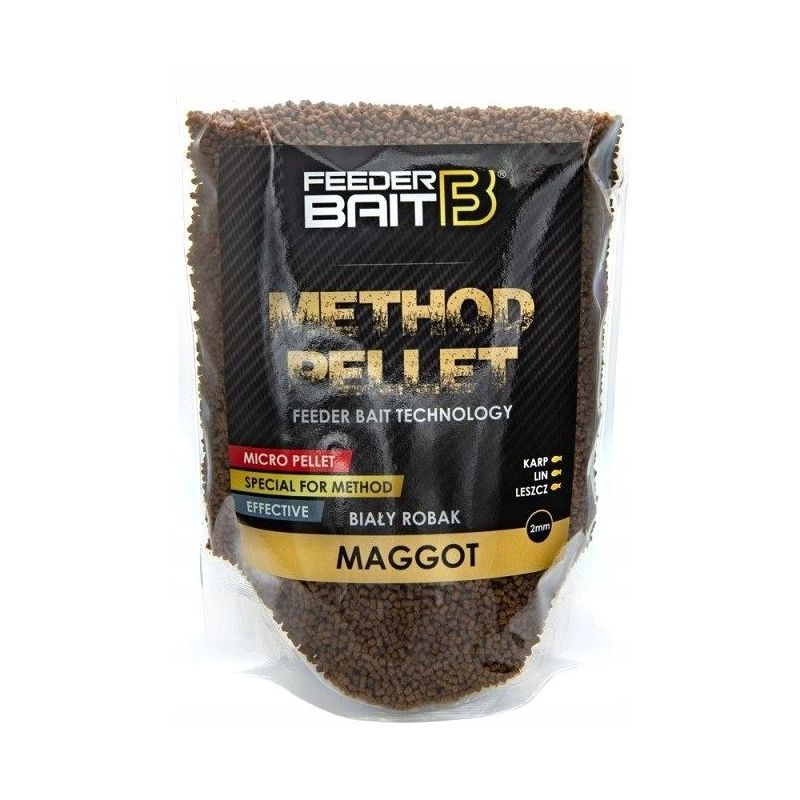 PELLET FEEDER BAIT METHOD MAGGOT ROBAK 800g 2mm