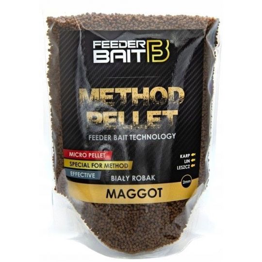 PELLET FEEDER BAIT METHOD MAGGOT ROBAK 800g 2mm