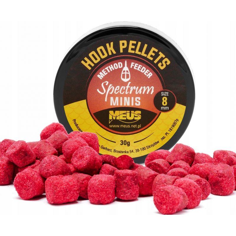 PELLET MEUS HOOK SPECTRUM MINIS 12MM HOT DRAGON PELLET MEUS HOOK SPECTRUM MINIS 12MM HOT DRAGON