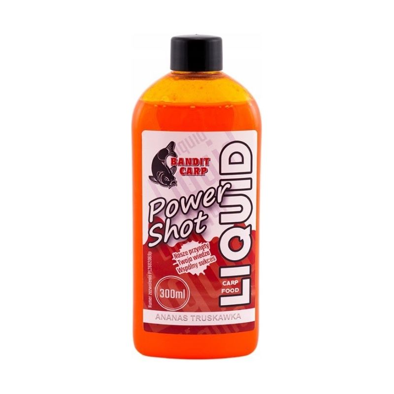 Bandit Carp Power Shot Liquid 300ml Czekolada/Pom. Bandit Carp Power Shot Liquid 300ml Czekolada/Pom.