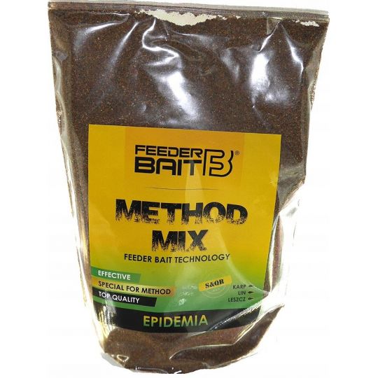 ZANĘTA FEEDER BAIT METHOD MIX EPIDEMIA DARK 800g ZANĘTA FEEDER BAIT METHOD MIX EPIDEMIA DARK 800g