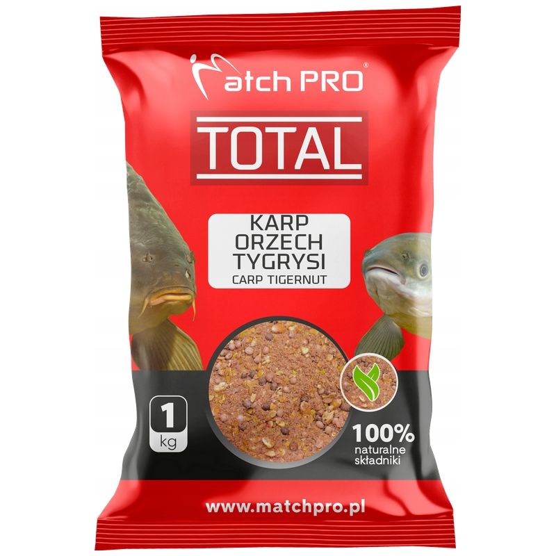 MATCH PRO ZANĘTA TOTAL 1KG KARP ORZECH TYGRYSI MATCH PRO ZANĘTA TOTAL 1KG KARP ORZECH TYGRYSI