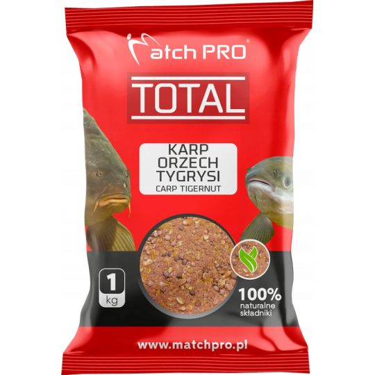MATCH PRO ZANĘTA TOTAL 1KG KARP ORZECH TYGRYSI MATCH PRO ZANĘTA TOTAL 1KG KARP ORZECH TYGRYSI