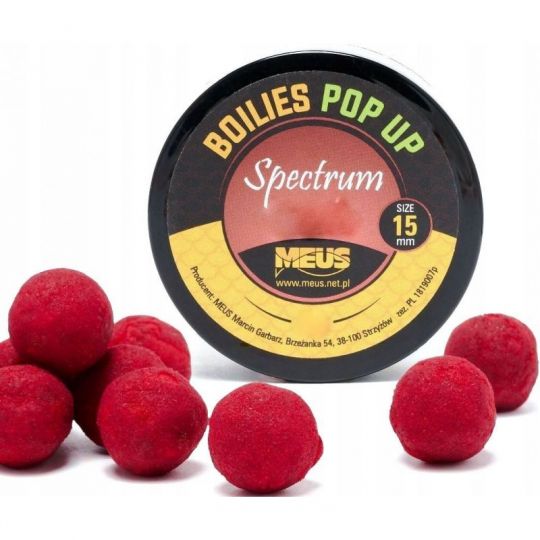 KULKI MEUS POP UP SPECTRUM 15mm 50G TRUSKAWKA KULKI MEUS POP UP SPECTRUM 15mm 50G TRUSKAWKA