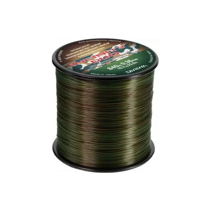 ŻYŁKA DAIWA INFINITY DUO CAMO 0,36 ŻYŁKA DAIWA INFINITY DUO CAMO 0,36
