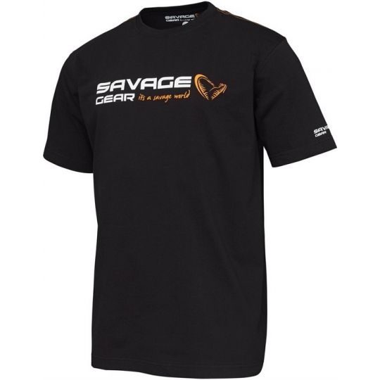 Koszulka T-Shirty Savage Gear Signature Logo Black Koszulka T-Shirty Savage Gear Signature Logo Black