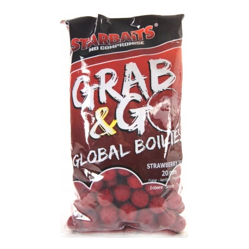 Starbaits Grab & Go Strawberry jam 14mm 1kg Starbaits Grab & Go Strawberry jam 14mm 1kg