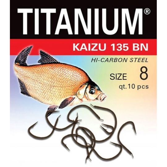 HACZYKI ROBINSON TITANIUM KAIZU ROZ. 8 10szt ŁOPAT HACZYKI ROBINSON TITANIUM KAIZU ROZ. 8 10szt ŁOPAT