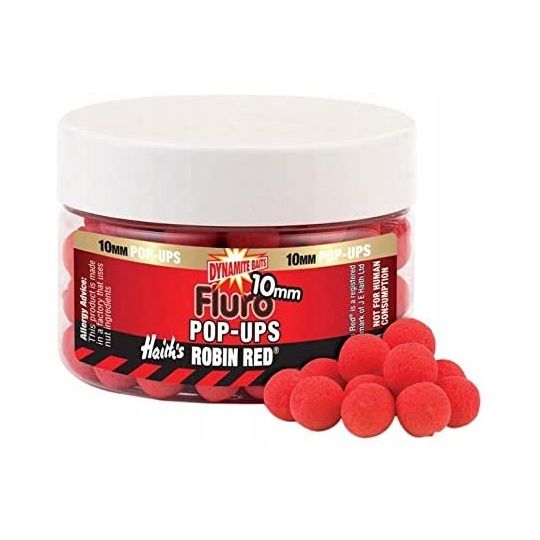 KULKI DYNAMITE BAITS POP UP10MM FLUORO ROBIN RED KULKI DYNAMITE BAITS POP UP10MM FLUORO ROBIN RED