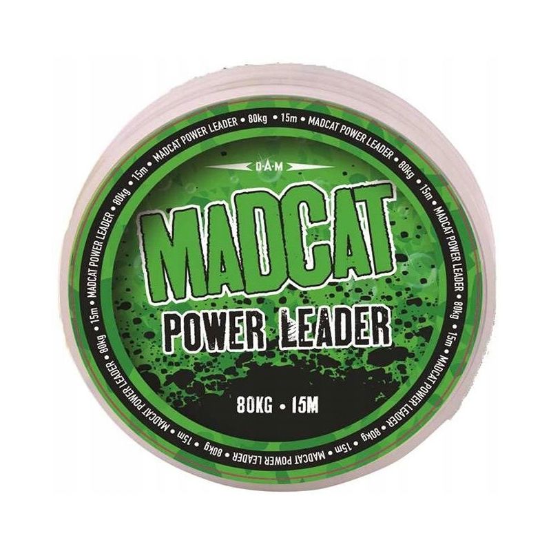 MATERIAŁ PRZYPONOWY MADCAT 15m 130kg POWER LEADER MATERIAŁ PRZYPONOWY MADCAT 15m 130kg POWER LEADER
