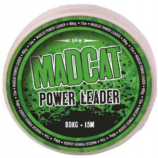 MATERIAŁ PRZYPONOWY MADCAT 15m 130kg POWER LEADER MATERIAŁ PRZYPONOWY MADCAT 15m 130kg POWER LEADER
