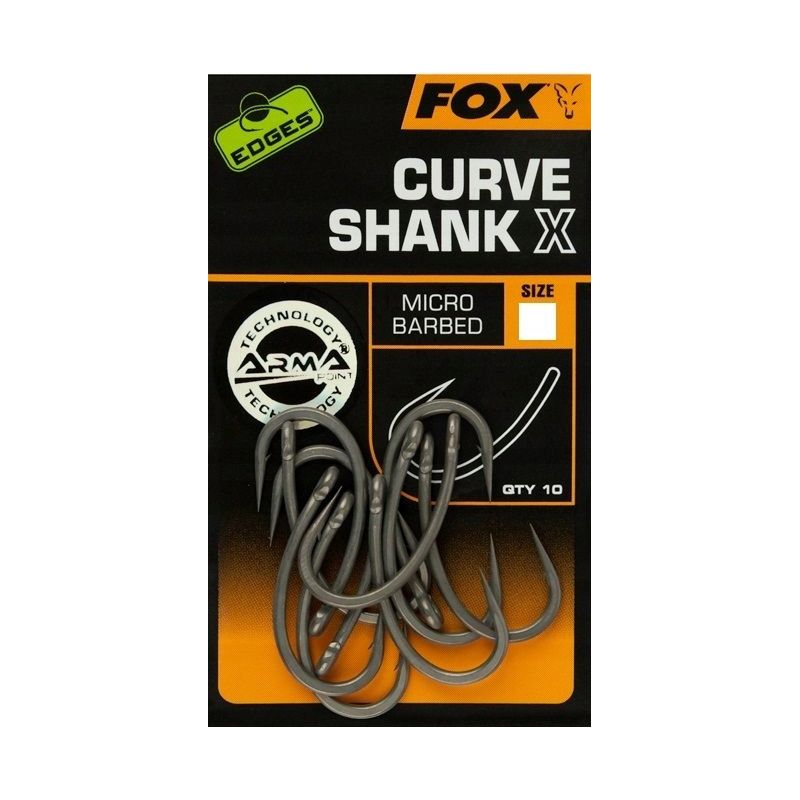 HACZYKI FOX EDGES CURVE SHANK X KARPIOWE 2 HACZYKI FOX EDGES CURVE SHANK X KARPIOWE 2
