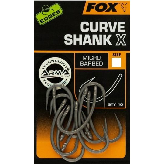 HACZYKI FOX EDGES CURVE SHANK X KARPIOWE 2 HACZYKI FOX EDGES CURVE SHANK X KARPIOWE 2