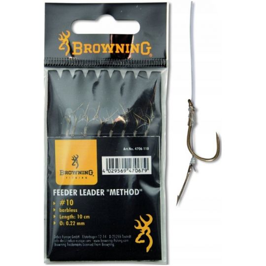 PRZYPON BROWNING FEEDER LEADER METHOD 10 IGŁA PRZYPON BROWNING FEEDER LEADER METHOD 10 IGŁA