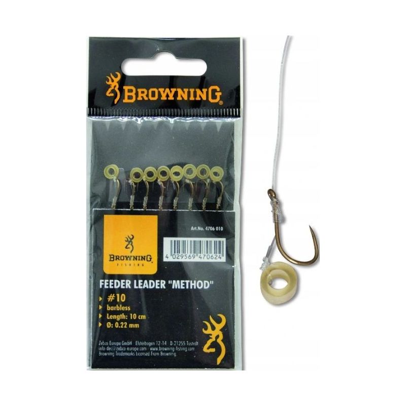 PRZYPON BROWNING FEEDER LEADER METHOD 12 GUMKA PRZYPON BROWNING FEEDER LEADER METHOD 12 GUMKA