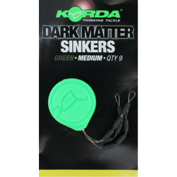 STOPERY DOCIĄŻAJĄCE KORDA SINKERS GREEN MEDIUM