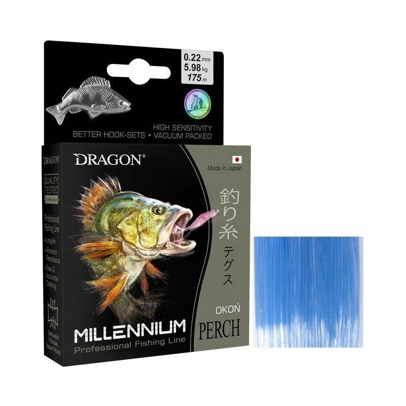 Żyłka Dragon Millennium Okoń 0,20mm 5,27kg 200m Żyłka Dragon Millennium Okoń 0,20mm 5,27kg 200m