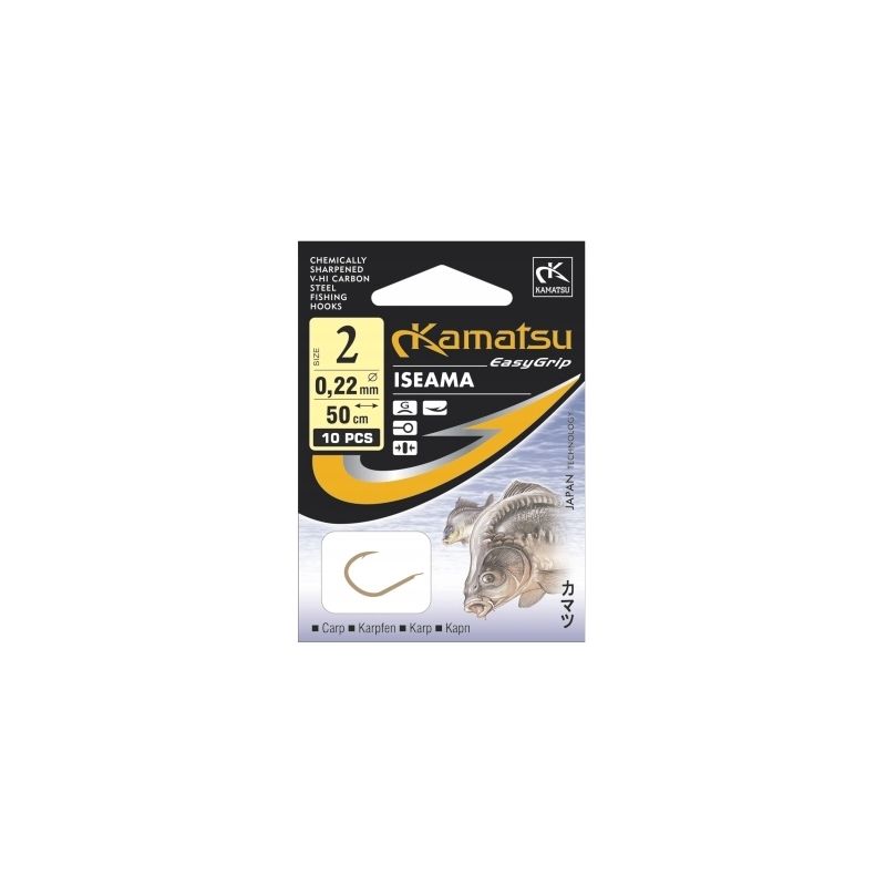 HAKI KAMATSU Z PRZYP.ISEAMA KARP 1 GŁ 10SZT. HAKI KAMATSU Z PRZYP.ISEAMA KARP 1 GŁ 10SZT.