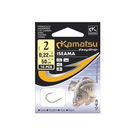 HAKI KAMATSU Z PRZYP.ISEAMA KARP 1 GŁ 10SZT. HAKI KAMATSU Z PRZYP.ISEAMA KARP 1 GŁ 10SZT.