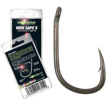Korda Haczyki Karpiowe Wide Gap X Size 6