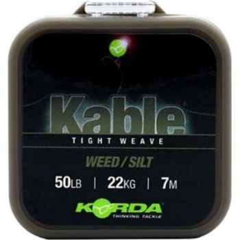 Korda Kable Tight Weave Leadcore Weed/SIlt 7m