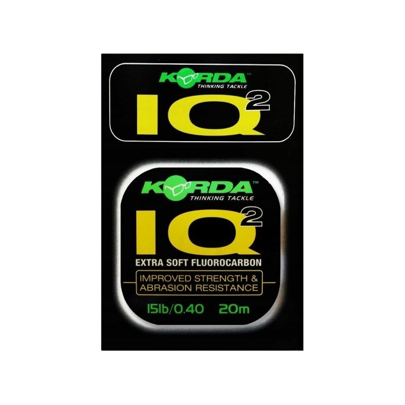 Korda IQ Extra Soft Fluorocarbon 15lb/20m Korda IQ Extra Soft Fluorocarbon 15lb/20m