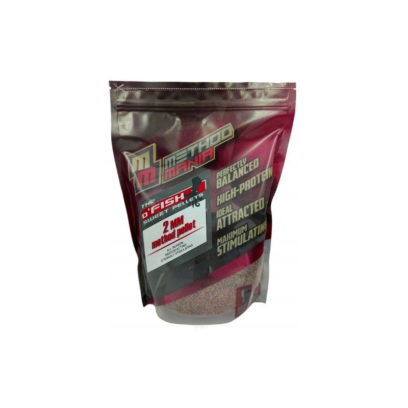 PELLET ZANĘTOWY METHOD MANIA 900g 2mm O'FISH SWEET PELLET ZANĘTOWY METHOD MANIA 900g 2mm O'FISH SWEET