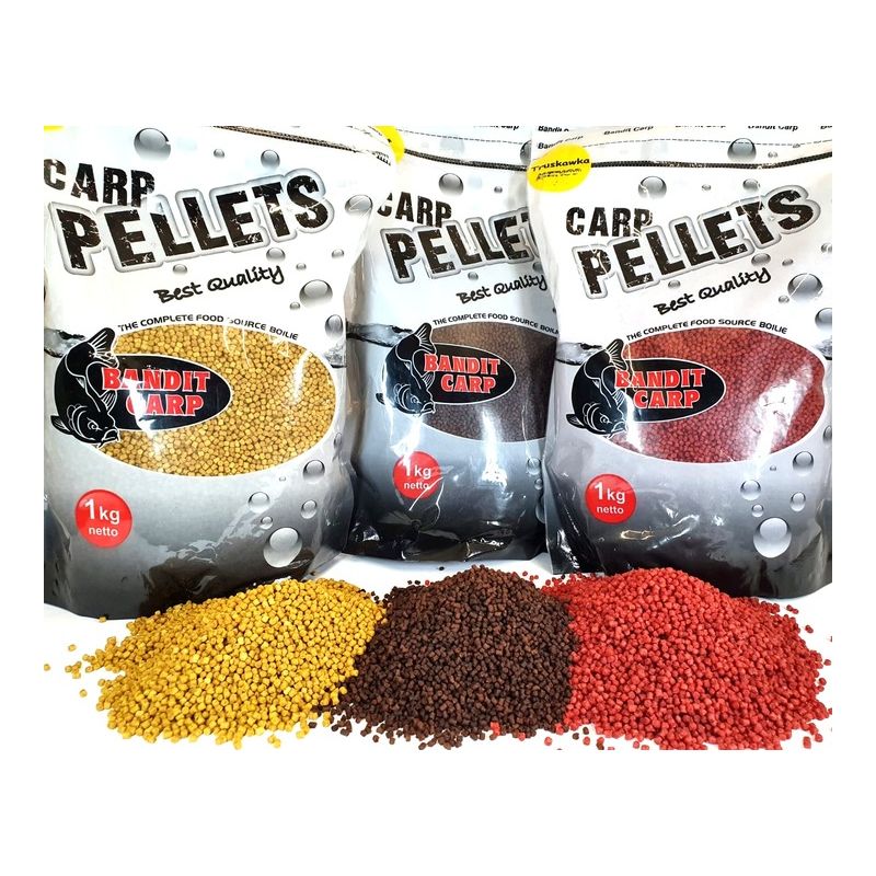 PELLET BANDIT KARP 2MM MLECZNA KUKURYDZA 1KG PELLET BANDIT KARP 2MM MLECZNA KUKURYDZA 1KG