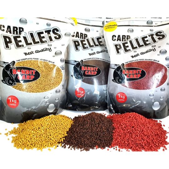 PELLET BANDIT KARP 2MM MLECZNA KUKURYDZA 1KG PELLET BANDIT KARP 2MM MLECZNA KUKURYDZA 1KG