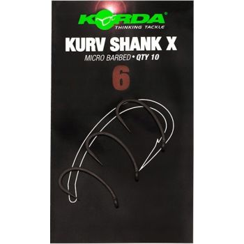 Korda Haczyki Karpiowe KurvShank X Size 6