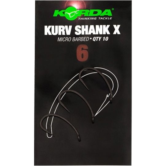 Korda Haczyki Karpiowe KurvShank X Size 6 Korda Haczyki Karpiowe KurvShank X Size 6
