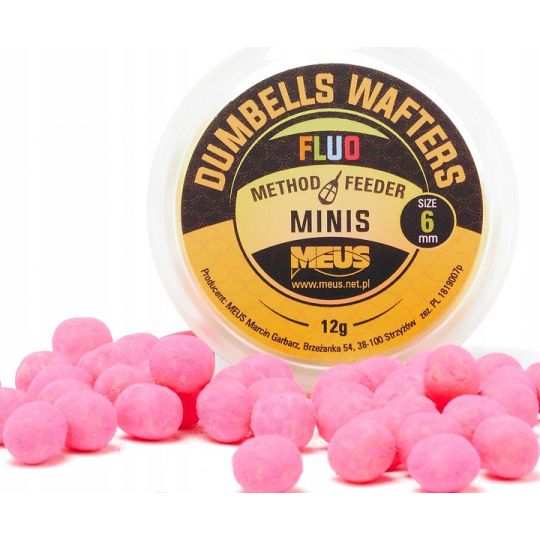 DUMBELLS MEUS WAFTERS FLUO 6mm MINIS KAŁAMARNICA DUMBELLS MEUS WAFTERS FLUO 6mm MINIS KAŁAMARNICA