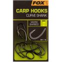 HACZYKI FOX CARP HOOKS CURVE SHANK ROZMIAR 6