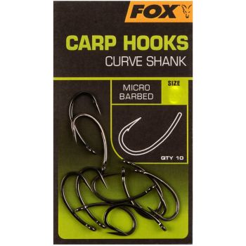 HACZYKI FOX CARP HOOKS CURVE SHANK ROZMIAR 6