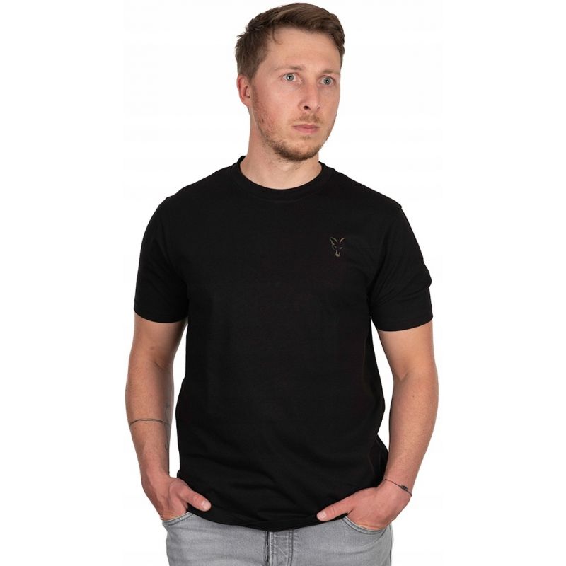 Koszulka FOX Black Large Print krótki rękaw r. XXL