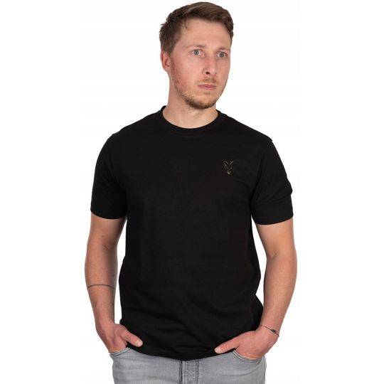Koszulka FOX Black Large Print krótki rękaw r. XXL