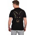 Koszulka FOX Black Large Print krótki rękaw r. XXL