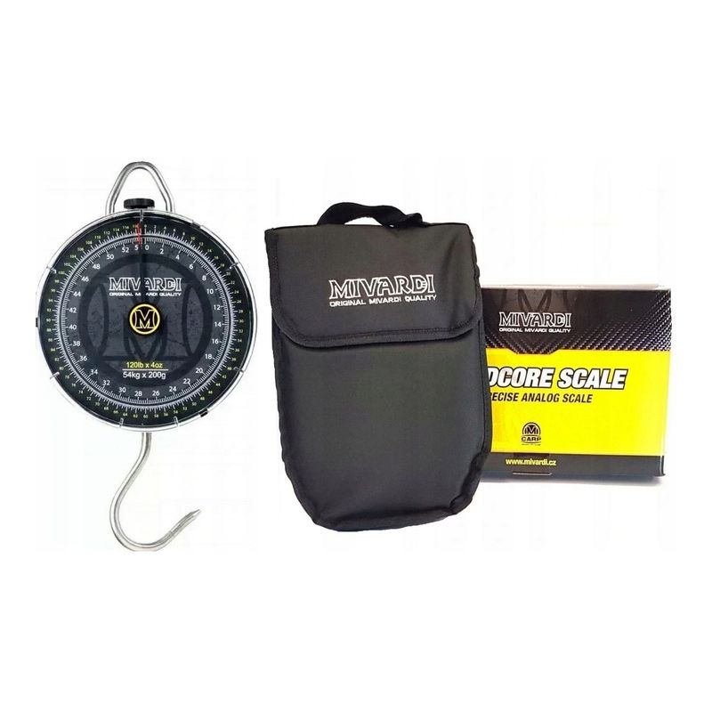 WAGA ZEGAROWA MIVARDI HARDCORE SCALE KARPIOWA 54KG WAGA ZEGAROWA MIVARDI HARDCORE SCALE KARPIOWA 54KG