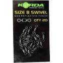 KORDA Swivels KRĘTLIK rozmiar 8 op. 20 szt