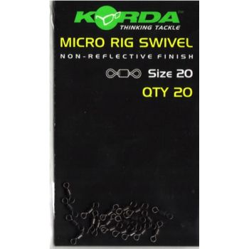 Korda Krętliki Micro Rig Swivel roz.20