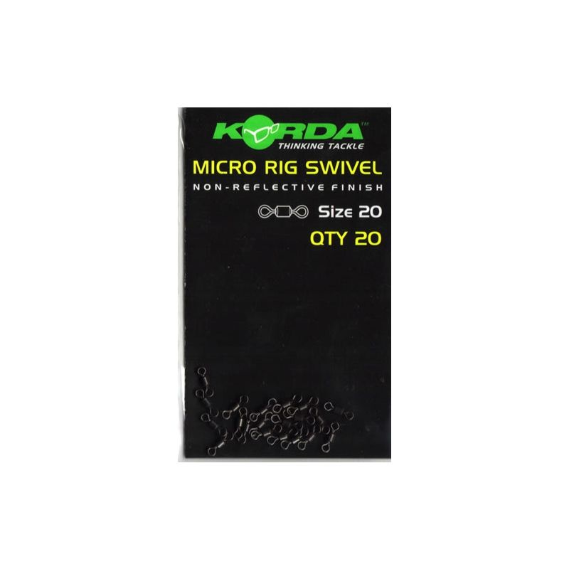 Korda Krętliki Micro Rig Swivel roz.20 Korda Krętliki Micro Rig Swivel roz.20