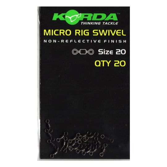 Korda Krętliki Micro Rig Swivel roz.20 Korda Krętliki Micro Rig Swivel roz.20