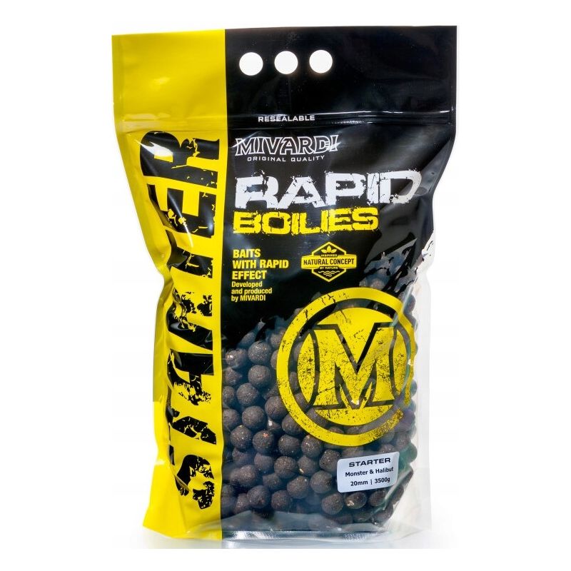 Kulki Rapid Boilies Starter Monster Halibut 24mm 3 Kulki Rapid Boilies Starter Monster Halibut 24mm 3