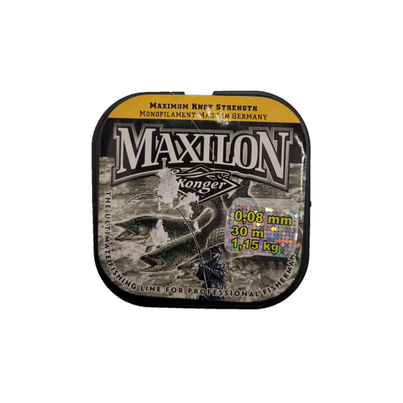 ŻYŁKA PRZYPONOWA KONGER MAXILON 0,08mm 30m ŻYŁKA PRZYPONOWA KONGER MAXILON 0,08mm 30m