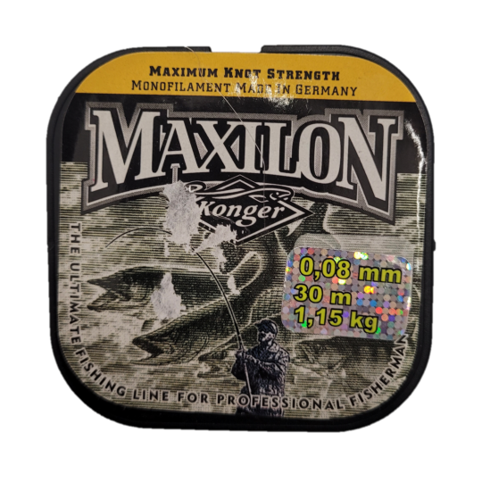ŻYŁKA PRZYPONOWA KONGER MAXILON 0,08mm 30m ŻYŁKA PRZYPONOWA KONGER MAXILON 0,08mm 30m