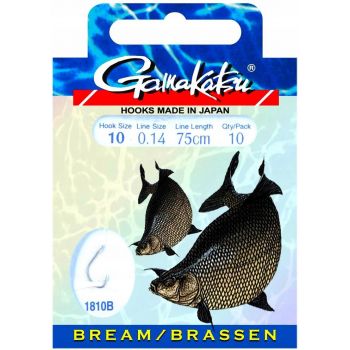 HACZYKI WIĄZANE GAMAKATSU BREAM FEEDER 0,14mm  12