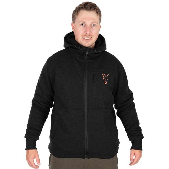 KURTKA FOX COLLECTION SHERPA BLACK ORANGE ROZM XL KURTKA FOX COLLECTION SHERPA BLACK ORANGE ROZM XL